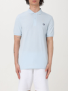Fred Perry Polo Shirt  Men Color Sky Blue