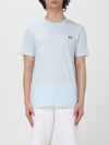 Fred Perry T-shirt  Men Color Sky Blue