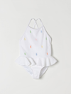 Polo Ralph Lauren Ralph Lauren Baby Girls Polo Pony One-piece Swimsuit In White