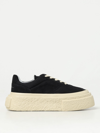 Mm6 Maison Margiela Numbers-motif Round Toe Sneakers In Black