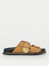 Chloé Rebecca Suede Sandals In Brown
