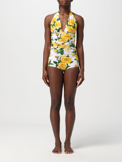 Dolce & Gabbana Swimsuit  Woman Color Yellow