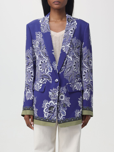 Etro Jacket  Woman Colour Blue