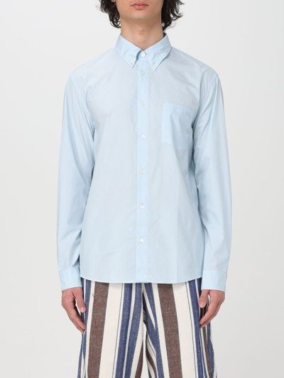 Apc Shirt A.p.c. Men Color Sky Blue In Sky Blue