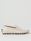 Tod's Penny-slot Leather Loafers In White
