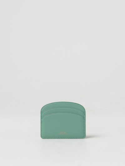 Apc Wallet A.p.c. Woman Colour Green