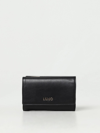 Liu •jo Logo-lettering Bi-fold Wallet In Black
