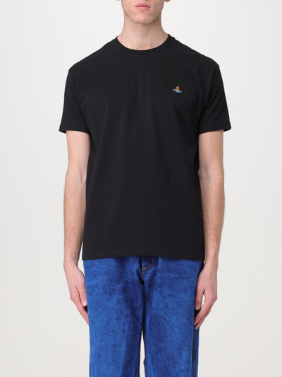 VIVIENNE WESTWOOD T-SHIRT VIVIENNE WESTWOOD MEN COLOR BLACK,F34219002