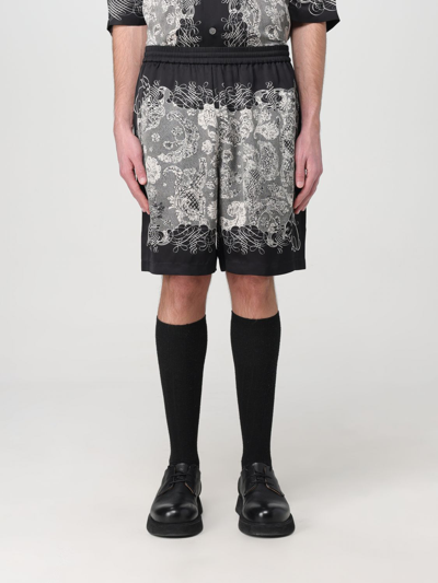 Acne Studios Printed Shorts In Black