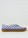 Vans Authentic Checked Sneakers In White