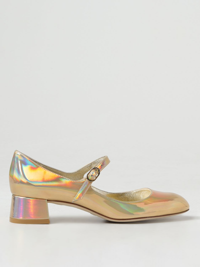 Stuart Weitzman High Heel Shoes  Woman Color Gold