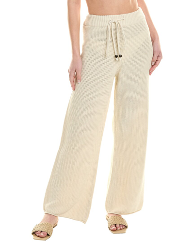 Onia Waffle Sweater Pant In Neutral