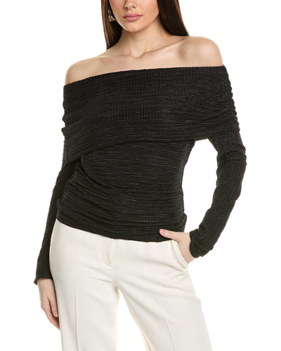 Bcbgmaxazria Asymmetric Top In Black