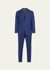 Cesare Attolini Men's Super 150s Wool Suit In Blue