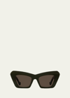 Loewe Lw 40036 I 96e Cat Eye Sunglasses In Black