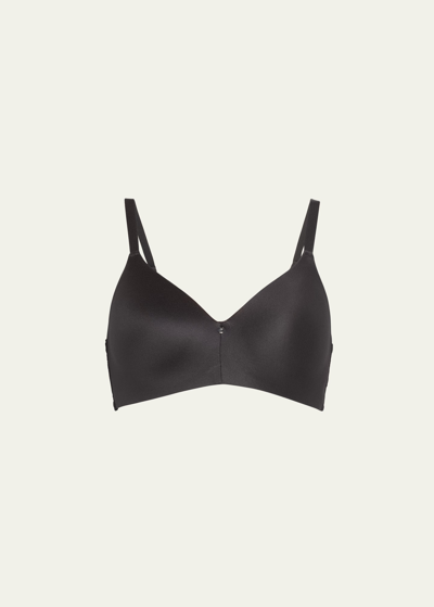 Chantelle C Jolie Lace-back T-shirt Bra In Black