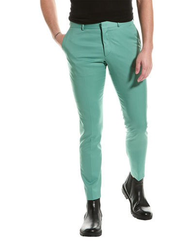 The Kooples Wool Trouser In Green