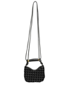 Walter Baker Hazel Mini Hobo Crossbody Bag In Black