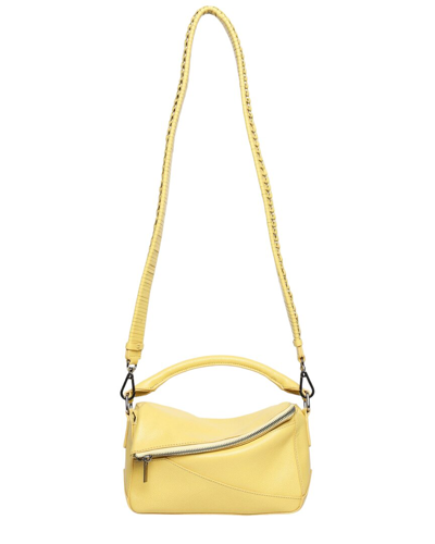 Walter Baker Jagger Leather Crossbody In Yellow