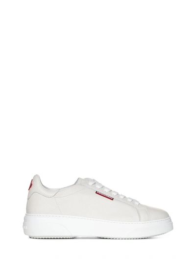 Dsquared2 Bumper Sneakers In Bianco