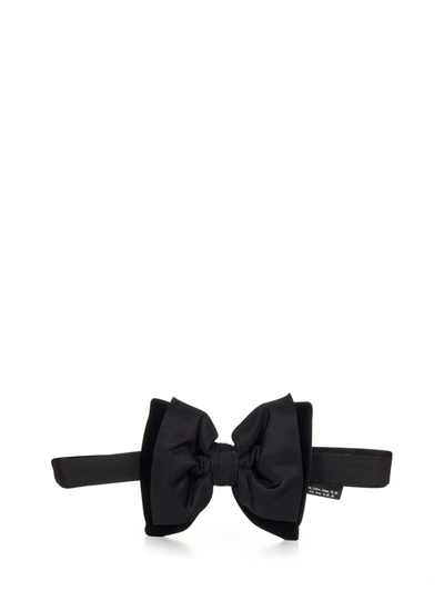 Dsquared2 D2 Classic Silk Bow Tie In Nero