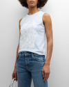 Mother The Strong And Silent Tank Top In Blue