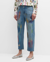 LIBERTINE FWB BOYFRIEND JEANS WITH CRYSTAL DETAIL