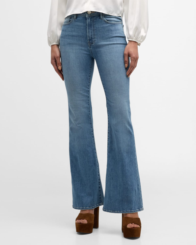 Frame Le Easy Flare Jeans In Anastasia