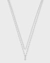 LANA SOLO DOUBLE-STRAND NECKLACE WITH DIAMOND