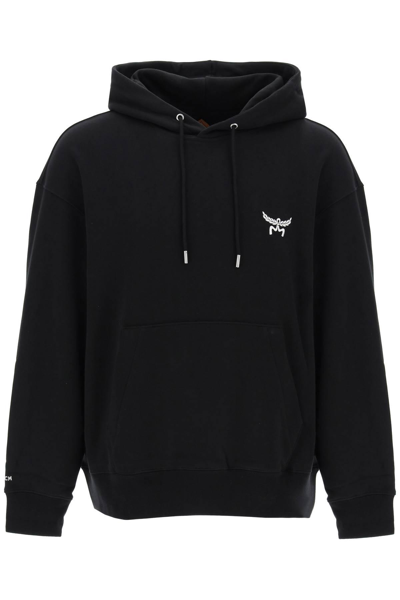 Mcm Hooded Sweatshirt With In Black