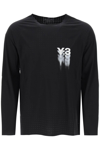 Y-3 LONG-SLEEVED PERFORATED JERSEY T