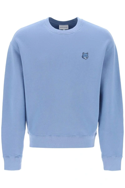 Maison Kitsuné Blue Bold Fox Head Sweatshirt