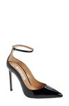 Aquazzura Love Affair Patent Leather Pumps In Black