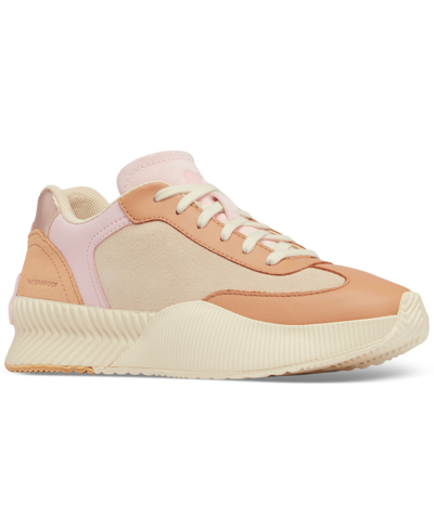 Sorel Ona Blvd Waterproof Platform Sneaker In Honest Beige Whitened Pink
