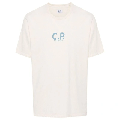 C.p. Company T-shirts In Neutrals