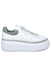 Hogan Sneakers  H-stripes White In White