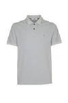 Stone Island Slim Fit Organic Cotton Piqué Polo With Compass Patch In Blue