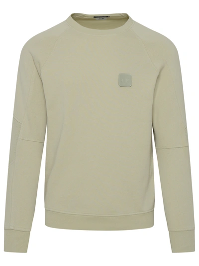 C.p. Company Man Beige Cotton Sweatshirt In Cream