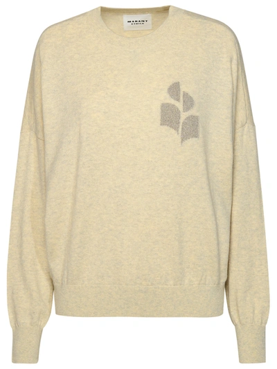 Isabel Marant Étoile Isabel Marant Etoile Woman 'marisans' Grey Wool Blend Sweater In Cream