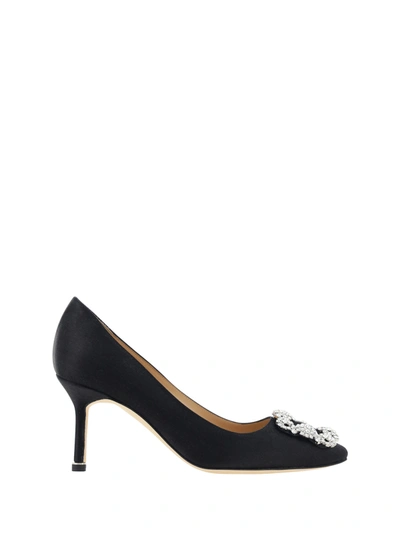 Manolo Blahnik Women Hangisi Pumps In Black