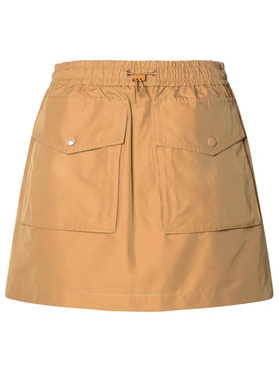 Moncler Miniskirt Pockets In Orange