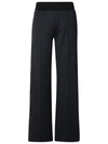 Off-white Black Polyamide Blend Sporty Pants In Black