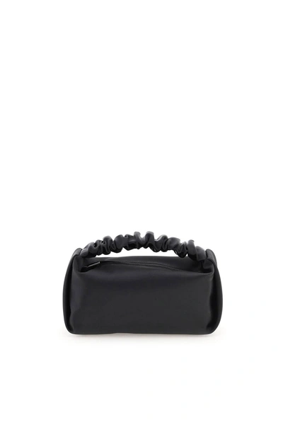 Alexander Wang Scrunchie Mini Handbag In Black