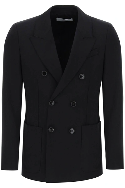 AMI ALEXANDRE MATTIUSSI AMI ALEXANDRE MATIUSSI DOUBLE BREASTED WOOL JACKET FOR MEN