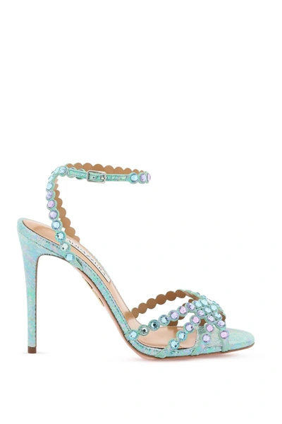 Aquazzura Tequila Sandals In Green