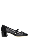Jimmy Choo "mary Jane Elisa 45 In Mesh And In Black