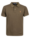 Polo Ralph Lauren Green Polo Shirt With Pony Embroidery On The Front In Defender Green