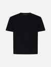 Palm Angels Cotton T-shirt Tripack In Nero