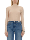 Rabanne Top - Beis In Pink