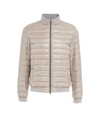 HERNO HIGH-NECK QUILTED BOMBER PADDED JACKET
